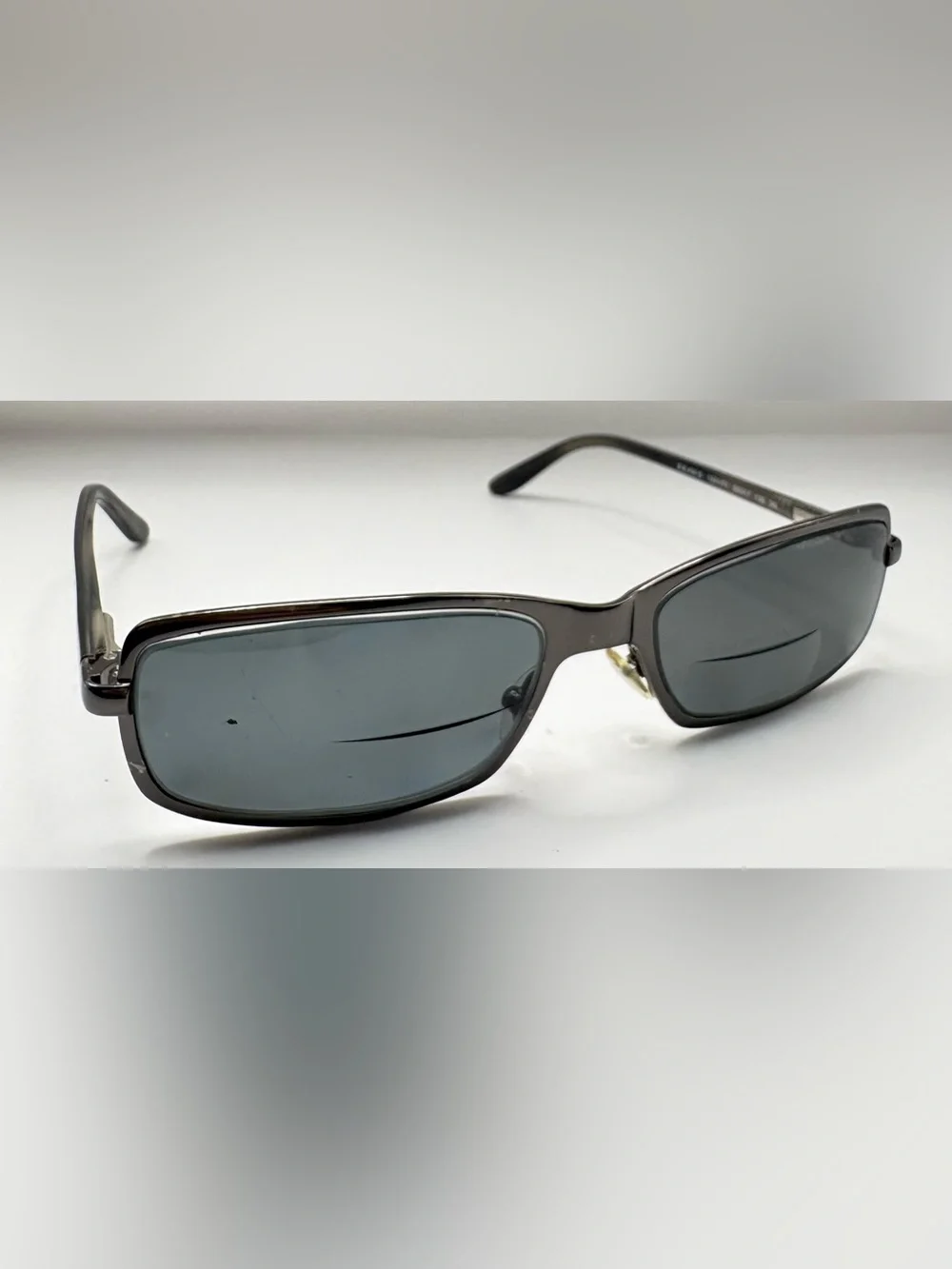 Brooks Brothers B.B.450-S Gunmetal Oval Metal Sunglasses Frames Only